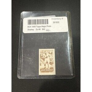 Vintage 1948 Topps Magic Photos Boxing Champions #11 Jack Sharkey Mini Card